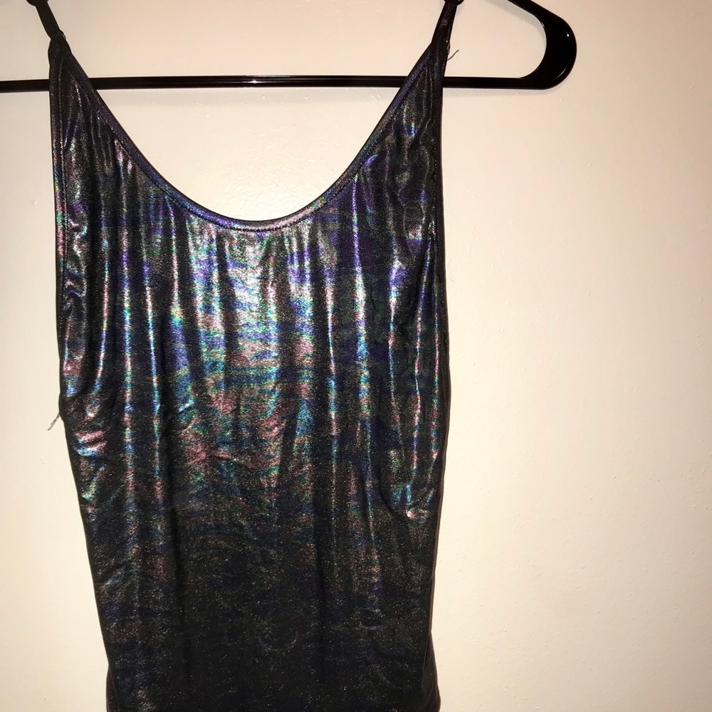 Iridescent Purple and Green Bodysuit